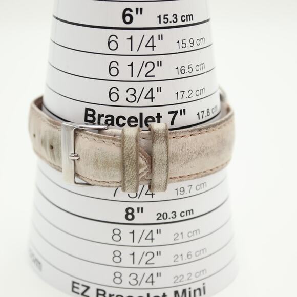 Guess Clear Dial Multicolor Numbers 45mm Watch White Leather with New Battery - Picture 3 of 16